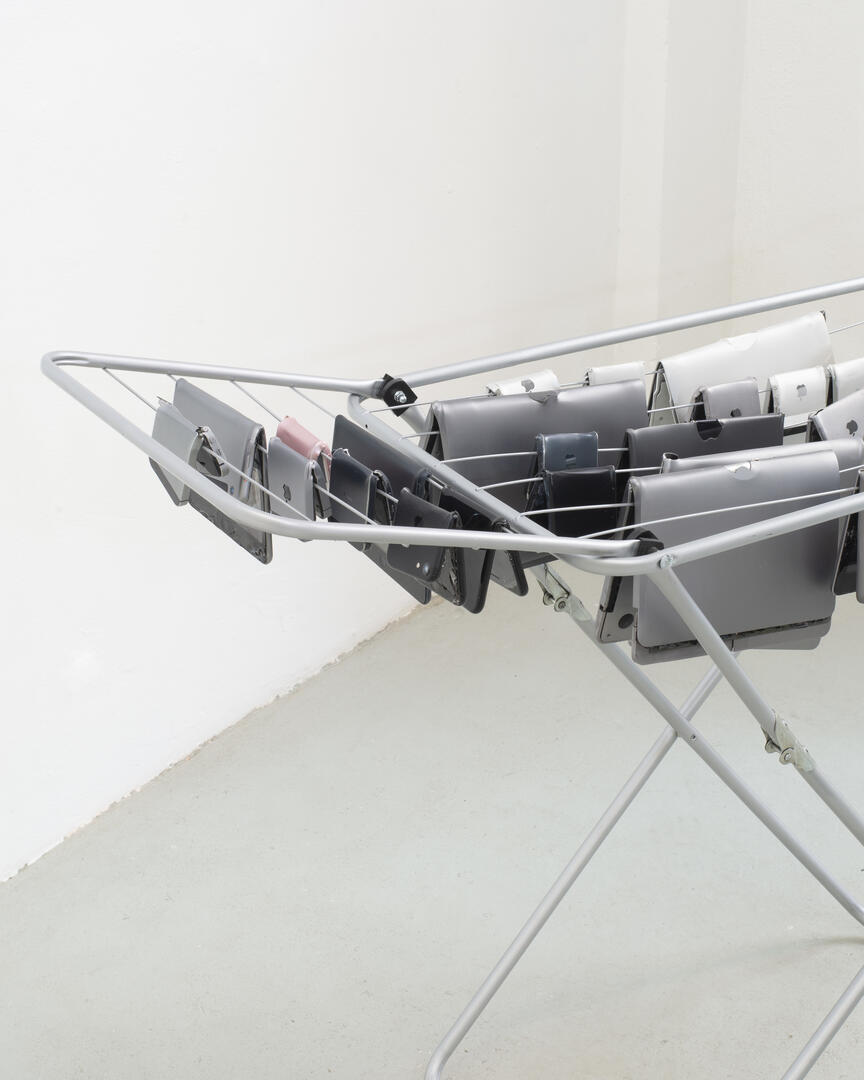 the Fold / 90x40x144cm / Drying Rack & Mobile Devices / 2025